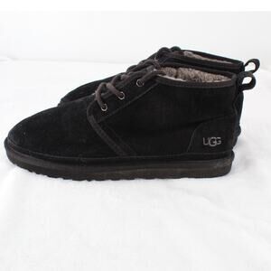 UGG NEUMEL Black Suede Sherpa Lined Chukka Boot 3236 Men Size 11